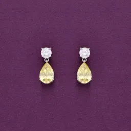 Kai Jewel Sterling Silver Royale Droplets Drop Earrings for Women-picture-32