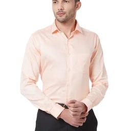Kenneth Cole Antique Coral Slim Fit Cotton Shirt-picture-41