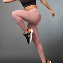 CULT Women's Pink Train All Day COMFlex Tights-image-54