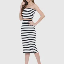 Trend Arrest White Striped Jumpsuit image 3