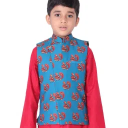 Tabard Ethnic Nehru Jacket For Kids image 1
