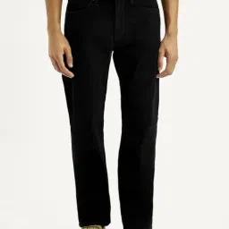 Levi's Men's Redloop 505 Black Straight Fit Mid Rise Jeans image 3