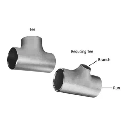 All India Steel and Engg Silver Equal Tee 50 NB x Min. 102mm Full Side image 3