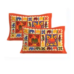 E Elma Unisex Orange Bedsheets image 2