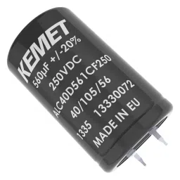 Kemet Snap In / Screw Terminal Aluminium Electrolytic Capacitor 5600µf, 63V, Alu Elec, Snap-In, ALC40A562CD063-picture-11