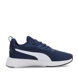 Puma Kids Flyer Flex Persian Blue & White Running Shoes-picture-13