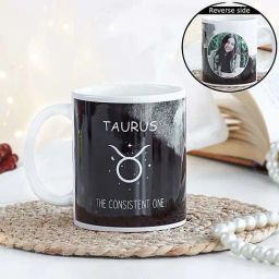 FNP Multicolor Ceramic Taurus Printed Mug (325ml)-picture-25