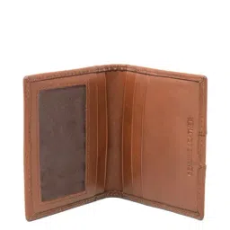 Tohl Volterra Tan Casual Leather Bi-Fold Wallet,Card Holder & Eyewear Case Set for Men image 5