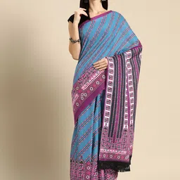 BUTA BUTI Floral Printed Pure Cotton Saree-picture-43