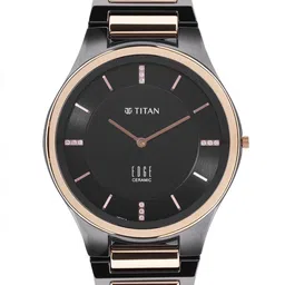 Titan Edge Ceramic Men Quartz with Diamonds Analogue Watch 1696KC02-picture-31