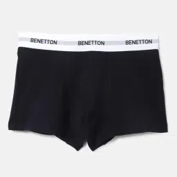 United Colors of Benetton Kids Black Solid Trunks-picture-10