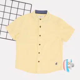 Pantaloons Junior Boys Yellow Shirt-image-63