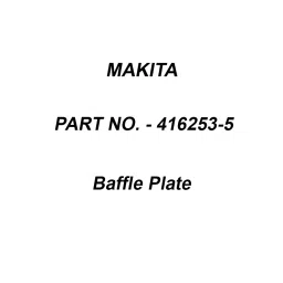 Makita Baffle Plate Suitable For 9227C, Part No 416253-5-picture-34