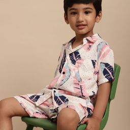 Superminis Boys Printed Shirt with Shorts-picture-0