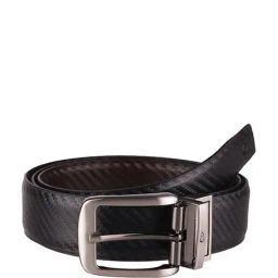 Kara Black & Dark Brown Textured Reversible Belt-picture-29