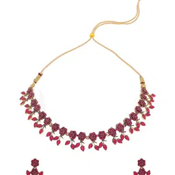 Anouk Gold-Plated American Diamond-Studded Jewellery Set image 3