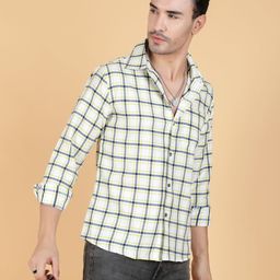 Stylecast X Kotty Gingham Checked Spread Collar Long Sleeves Casual Shirt-picture-35