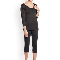 VIMAL Women Black Thermal Set-image-23