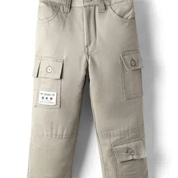 Noddy Typography Patch & Anti Pilling Lining Pant - Fawn-picture-25