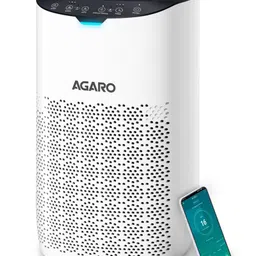 AGARO Royal Air Purifier For Home True HEPA Filter H13 Removes 99.99% Pollutants, Bacteria, Virus & PM 0.1 Particles, 4 Stage Purification, CADR 300 m³/hr - White-picture-16