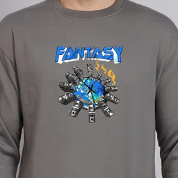 Obaan Men Printed Sweatshirt image 2