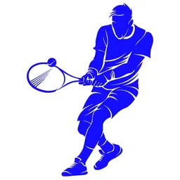 Decor Villa Multicolour Badminton Player Wall Sticker-image-77