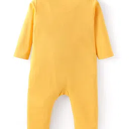 Babyhug Marvel Interlock Knit Full Sleeves Rompers With Spiderman Graphics Pack of 3 - Yellow Blue & Grey image 3