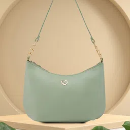 Caprese Structured Shoulder Bag with Applique image 1