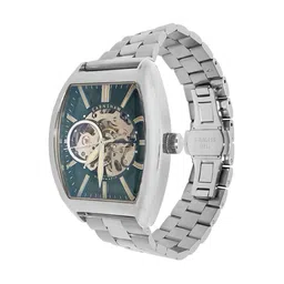 EARNSHAW Men Brass Dial & Stainless Steel Bracelet Style Straps Analogue Automatic Motion Powered Watch-picture-12