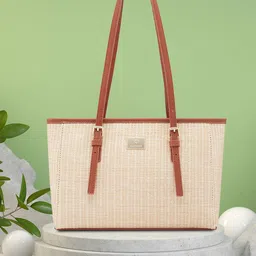 Caprese Textured Structured Shoulder Bag with Tasselled-picture-39