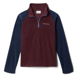 Columbia Kids Glacial Brown & Navy Color Block Full Sleeves Jacket image 1