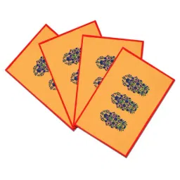SEJ by Nisha Gupta Yellow Placemats - Set of 4 image 2