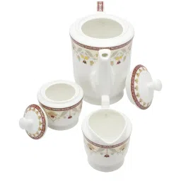Clay Craft Multicolor Fine Ceramic Tea Set image 4