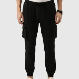 IVOC Black Regular Fit Jogger Jeans image 1