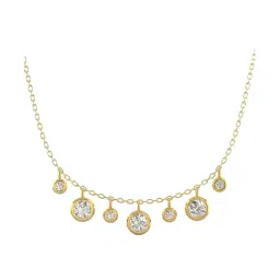 Silvermist 925 Sterling Silver Drop Diamond Pendant Necklace for Women & Girls-image-84
