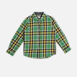 Pepe Jeans Kids Green Checks Shirt image 1