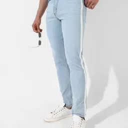 Campus Sutra Mid Blue Regular Fit Jeans image 1