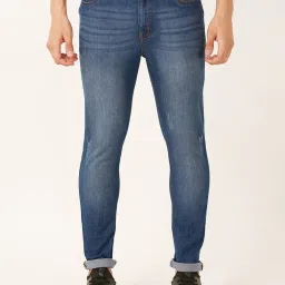 Forever 21 Blue Mid Waist Slim Fit Regular Length Jeans image 1