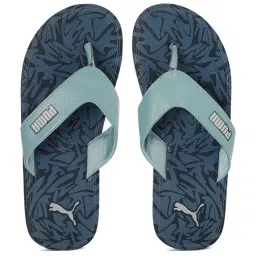 Puma Men's Ketava Graphic V3 Marine Blue Flip Flops image 1