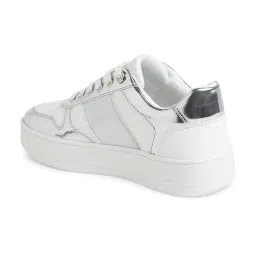 Aldo Women's Silver Sneakers image 5