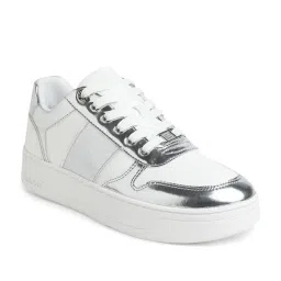 Aldo Women's Silver Sneakers image 2