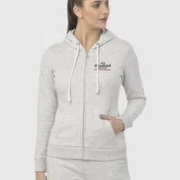 Woodland Grey Graphic Print Hoodie image 1