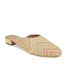 Rocia by Regal Women's Gold Mule Shoes image 1