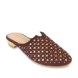 Walkway Women's Brown Mule Shoes image 1