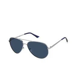Polaroid Unisex Full Rim Aviator Sunglasses With Polarised and UV Protected Lens-image-37