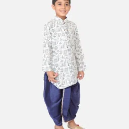 Tabard Ethnic kurta dhoti set For Kids image 3