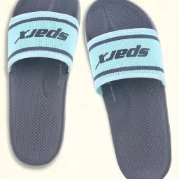 Sparx Women's Aqua Blue Slides image 1