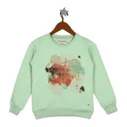 Monte Carlo Kids Green Printed Sweatshirt-picture-20