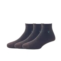 Allen Solly Brown Cotton Socks (Pack of 3)-picture-17