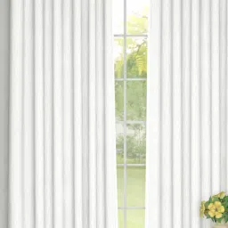 GM Printed Grey Polyester 7 ft Eyelet Ring Top Darkening Door Curtain - Set of 1 PC-picture-47